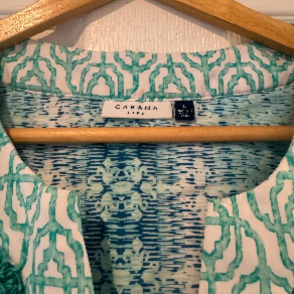 Cabana Life Coastal Cottage Sleeveless Dress UPF 50+ - Size Large - Picture 4 of 8